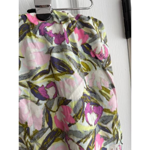 Dip Floral Maxi Button Up Elastic Waist Soft Skirt size Large - Picture 3 of 8